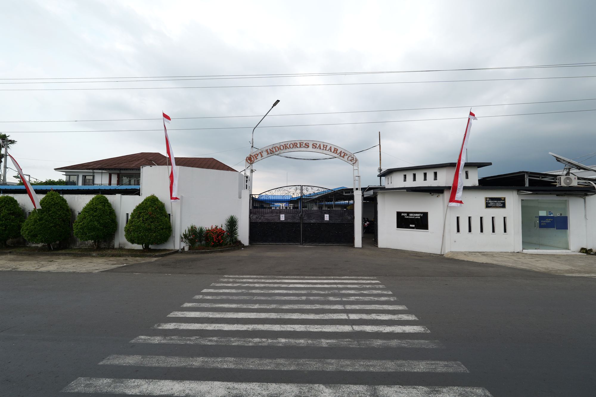 PT Indokores Sahabat facility 2 entrance gate